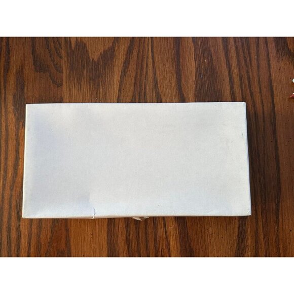 Lot Of 3 Flocked Plastic White Teddy Bears Christmas Ornaments 3.5” - Picture 3 of 3